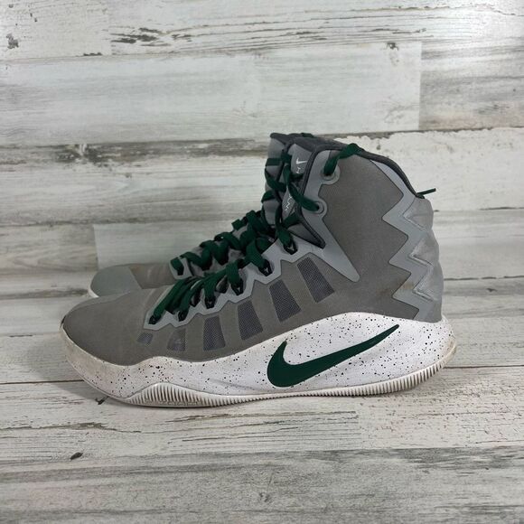 Nike Mens Zoom‎ Hyperdunk TB Sneaker Basketball Athletic Shoes Gray Size 10.5 - Picture 2 of 8